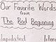 Favorite Words